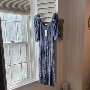 Neuflora Blue Floral Dress